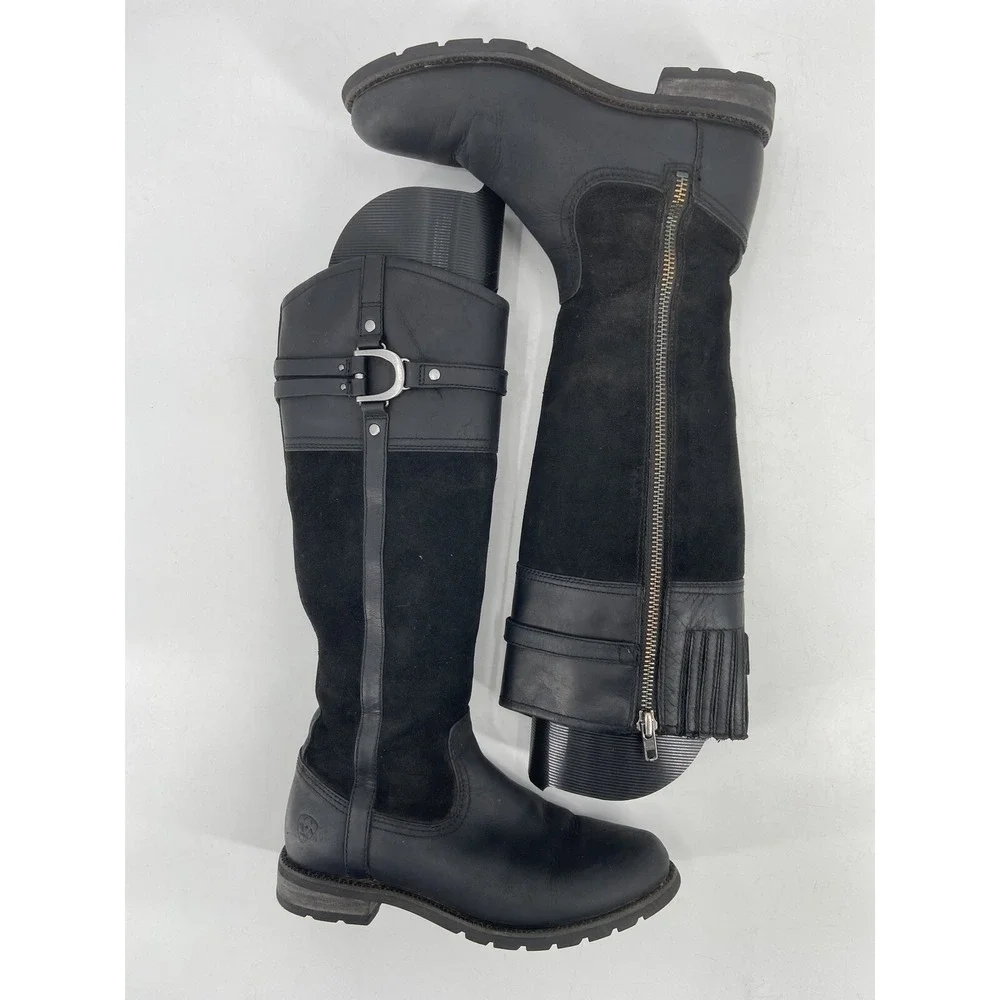ARIAT womens Loxley H2o Country Boot Black Size 6.5 10024989 - Picture 5 of 8